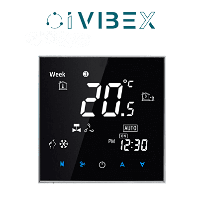 Voice Control Two Pipe Four Pipe Zigbee Fan Coil Programmable Room Thermostat(S6TS2000AC-Z) Voice Control Two Pipe Four Pipe Zigbee Fan Coil Programmable Room Thermostat(S6TS2000AC-Z)