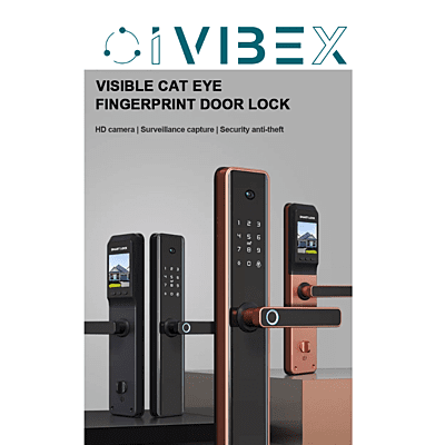 Exterior Smart Wifi Fingerprint Camera Door Lock/Visible large screen(SJDA)