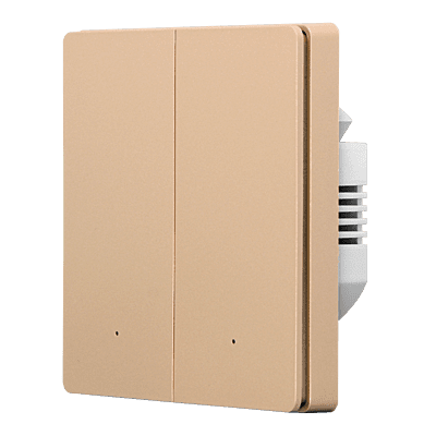 SA Series 2 Gang Switch with Latching Relay and no-neutral