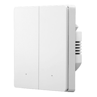 SA Series 2 Gang Switch with Latching Relay and no-neutral