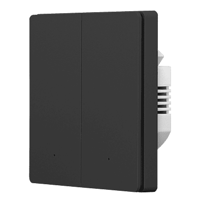 SA Series 2 Gang Switch with Latching Relay and no-neutral