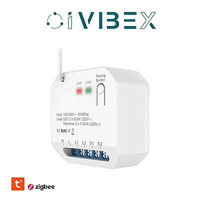 wireless relay Actuator 5A + 500W (2 way) -  (Mounting inside)