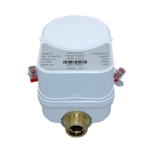 Ultrasonic Valve Control Water Meter with Zigbee Communication Way