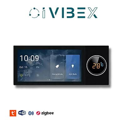 Smart Home Touch screen  6  inch and a rotary switch for easy thermostat control