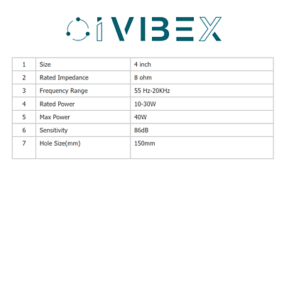 Ceiling Speaker 4 inch (10-30W) (X16MS202C4) Ceiling Speaker 4 inch (10-30W) (X16MS202C4)
