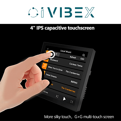Touch Screen 4 inch Music Amplifier ( 15w * 2) (X16MA64T4-BT)